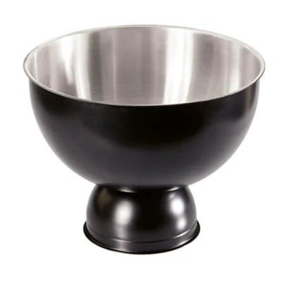 Biradlı Brd-3077-Siyah Çelik Punch Kase 32x26 Cm