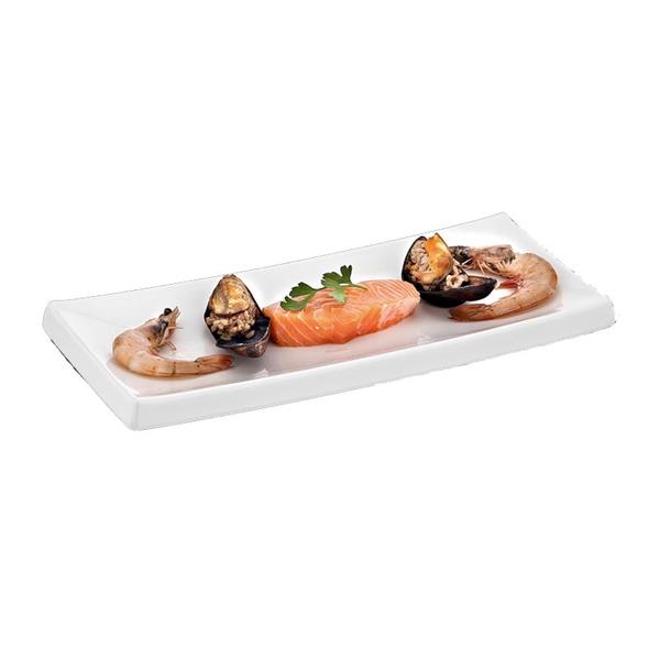 Biradlı Brd-411330 Açık Büfe Sushi Sunum Tepsi 34X15X2 Cm