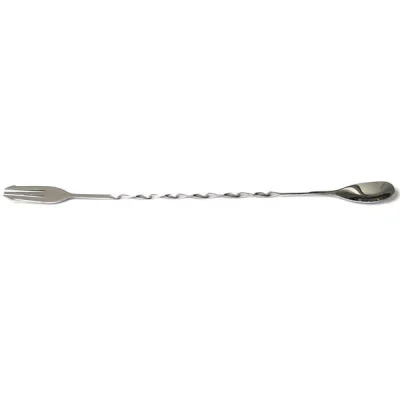 Biradlı Brd-682 Burgulu Çatallı Bar Kaşık 33 Cm