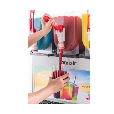 Samixir 12 + 12 + 12 L Slush Triple Allure Buzlu İçecek Dispenseri Inox