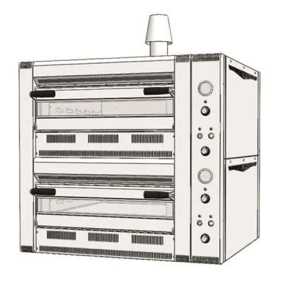 Venarro Dreay DYP - 6+6GS Pizza Fırını Gazlı