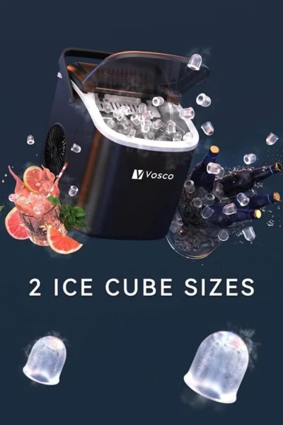 VOSCO VHZB-12H Eco Buz Makinesi Siyah