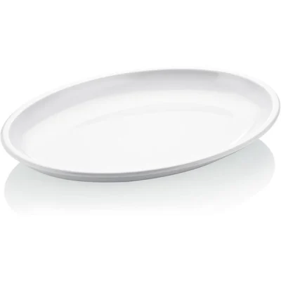 Biradlı Fts-1958 Melamin Tabak Oval 55X39X6 Cm Mavi