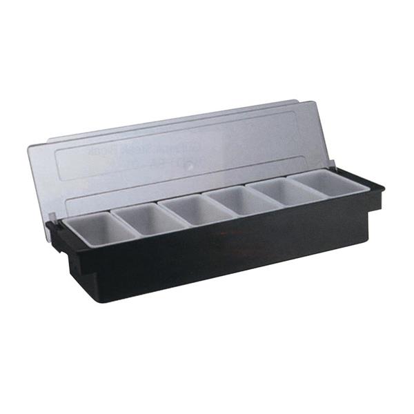 Biradlı Brd-H10314 6 Lı Polikarbon Kapaklı Bar Konteyner 50x16x9 Cm