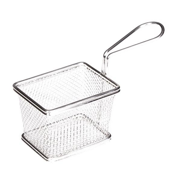 Biradlı Brd-Yq-03 Patates Sunum Kare Tek Kulplu 10x7,5x7,5 Cm
