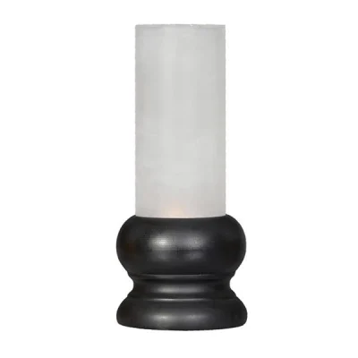 Biradlı Grv-1861 Ahşap Şamdan Ø5x16,5 Cm Siyah