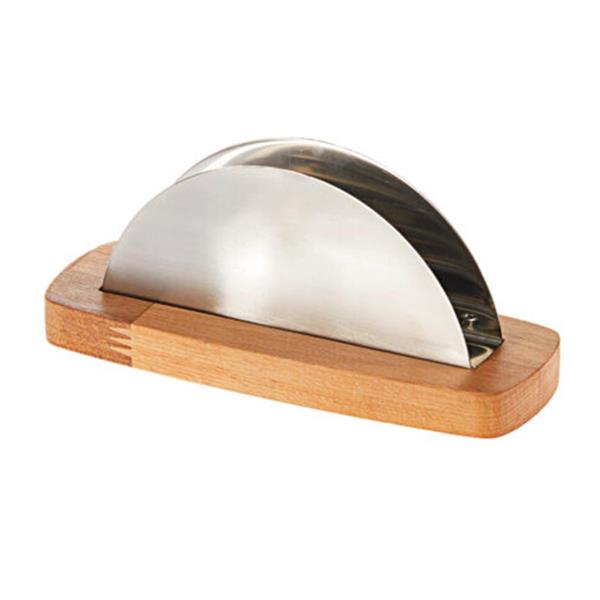 Biradlı Grv-1862 Oval Peçetelik Ahşap Standlı