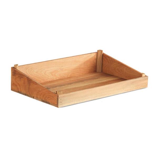 Biradlı Grv-1878 Açık Büfe Ahşap Sepet 50x30x10 Cm