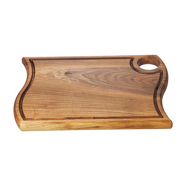 Biradlı Grv-1882 Ceviz Asimetrik Steak Tahta 35x25 Cm