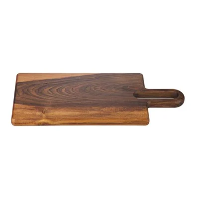 Biradlı Grv-1888 Ceviz Steak Tahta Kulplu 45x20 Cm