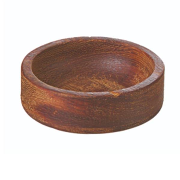 Biradlı Grv-1902-4 Iroko Yuvarlak Sosluk-Çerezlik 12 Cm