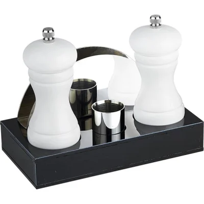 Biradlı Grv-199 4 Lü Menaj Set 18,5x9,5x3 Cm Beyaz
