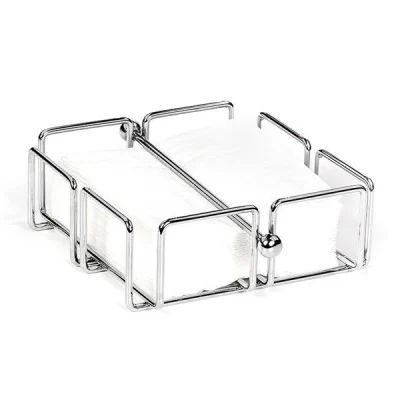 Biradlı Grv-252 Metal Kare Peçetelik 19x19x6,5 Cm