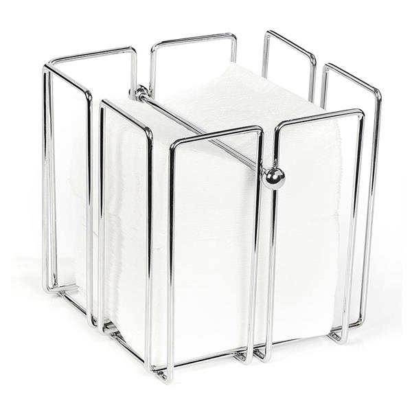 Biradlı Grv-253 Metal Kare Peçetelik 19x19x19 Cm