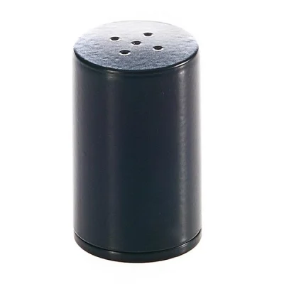 Biradlı Grv-295-Siyah Groovy Yuvarlak Bodur Tuzluk Çap 4 Cm H:6,5 Cm