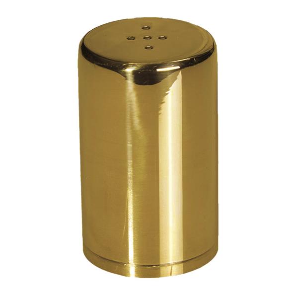 Biradlı Grv-297-Altın Groovy Yuvarlak Bodur Biberlik Çap 4Cm H:6,5 Cm