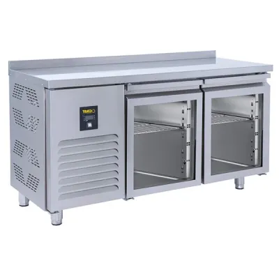 Gast TTCB1200C Tezgah Tipi 2 Cam Kapılı Snack Buzdolabı