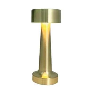 Biradlı Grv-810-Altın Şarj Edilebilir Masa Lambası 9x21 cm
