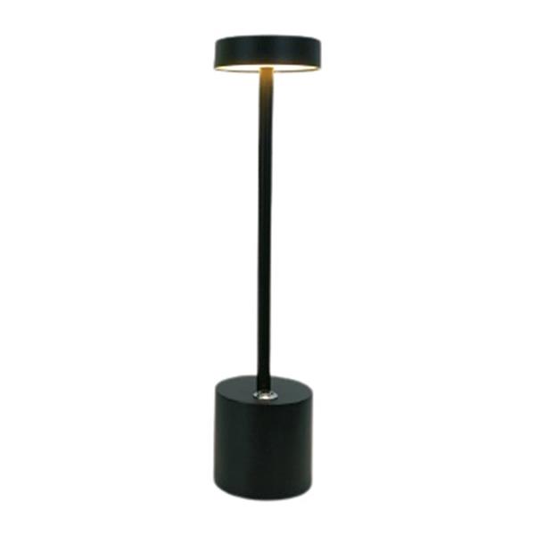Biradlı Grv-813-Siyah Şarj Edilebilir Masa Lambası 8x35 cm