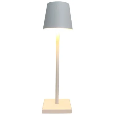 Biradlı Grv-814-Beyaz Şarj Edilebilir Masa Lambası 10x38 cm