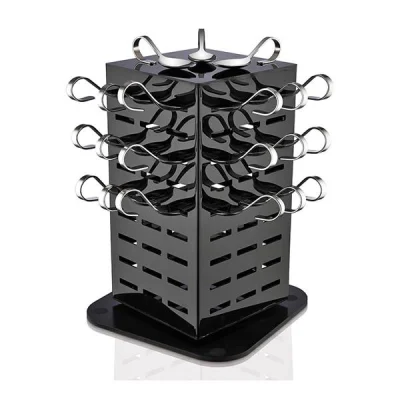 Biradlı Grv-Sks-84 Sunum Kaşık Standı 84 Adet 21X21X40 Cm
