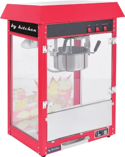 By Kitchen DPM-B Kırmızı Set Üstü Popcorn Makinesi