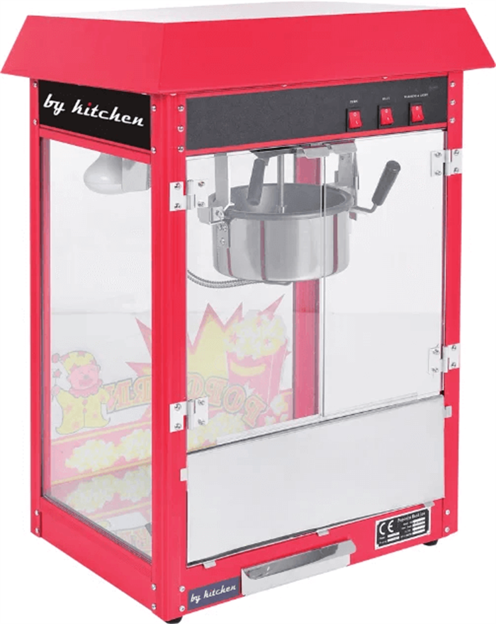 By Kitchen DPM-B Kırmızı Set Üstü Popcorn Makinesi