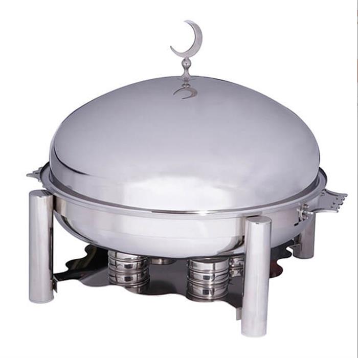 CHAFING DISH YUVARLAK 60 CM KAPAK ORTADOGU MODEL