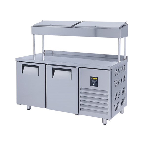 Gast MUB1200C Yüksek Borulu 2 Kapılı Make Up Buzdolabı