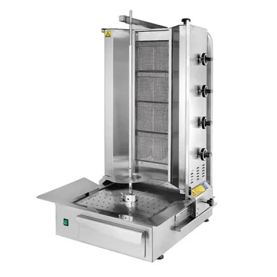 Gast MDO4 4'lü Motorlu Döner Ocağı 540x1100x660