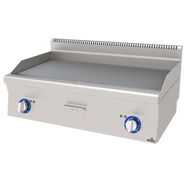 Atalay-E AEI-1060-N- Elektrikli Pleyt Izgara Oluklu Yüzey 100x60x30