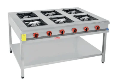 Himaksan HMK-TBOG 1510 Taban Raflı 6'lı Ocak