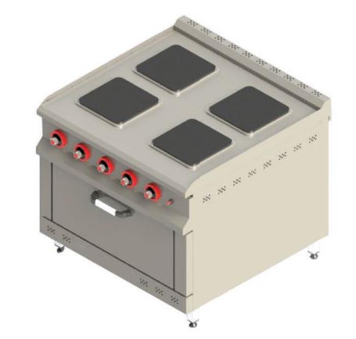 Himaksan KZE 888 4+1 Fırın  Elektrıklı Kuzine (Ce)
