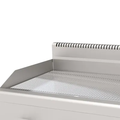 Atalay  E-AEI-860-N-CR Setüstü Elektrikli Izgara, Nervürlü, Krom Yüzeyli, 80x60x30 Cm