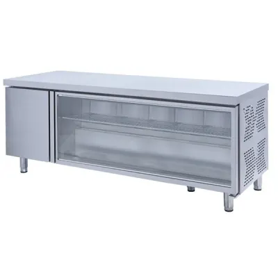 Gast CTTB1200 Önü Camlı Tezgah Tip 2 Kapılı Buzdolabı
