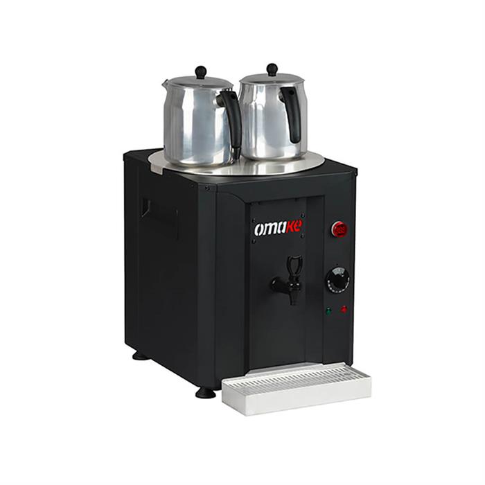 Omake 2 Demlikli Şamandıralı Çay Kazanı 23 Lt Siyah CAY01.E11