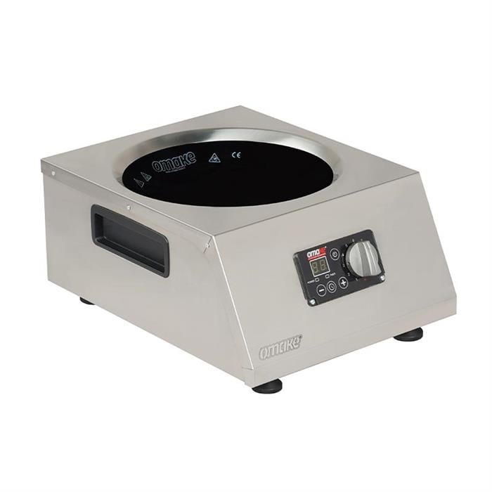 Omake 3500W Cam Yüzeyli Elektrikli Ankastre İndüksiyon Wok Ocak