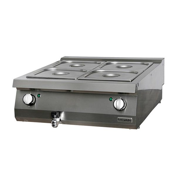 Öztiryakiler 700 Seri Set Üstü Bain Marie Elektrikli 80*70*30-Gn Kaplar Hariç