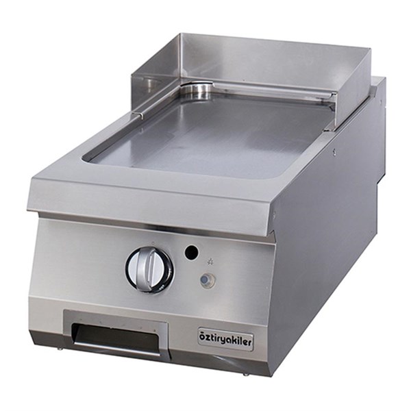 Öztiryakiler 900 Seri Set Üstü Grill Plate Düz Elektrikli 40*90*30-Sert Krom Kaplı