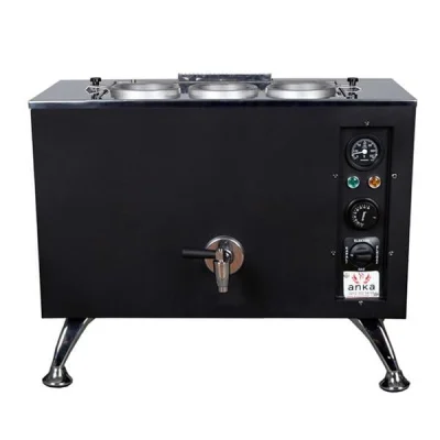 Anka 3 Demlikli Black Pro Elektrikli Çay Makinesi
