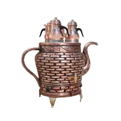 Anka 3 Demlikli Demlik Tipi Bakır Semaver
