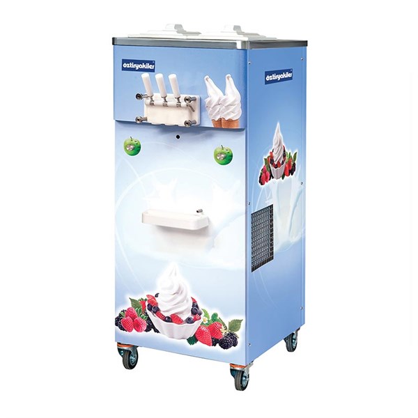Öztiryakiler Dondurma Makinası 3 Kollu 2X6Lt Oef4000