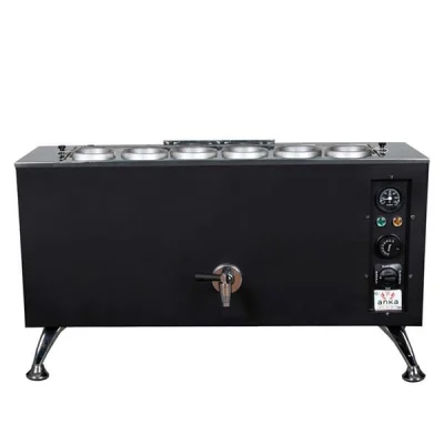 Anka 6 Demlikli Black Pro Elektrikli Çay Makinesi