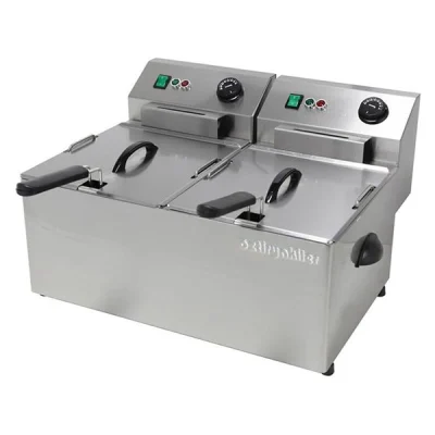 Öztiryakiler Fritöz Elektrikli 2*8 Litre 3+3 Kw Ef8D