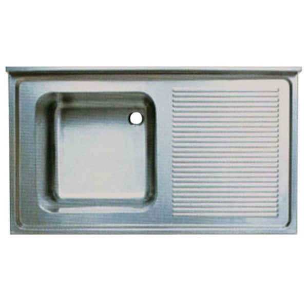 Öztiryakiler Tablalı Evye 140*60 Tek Göz Sağ Damlalıklı 50*40*25 Gözlü 1,00 Mm