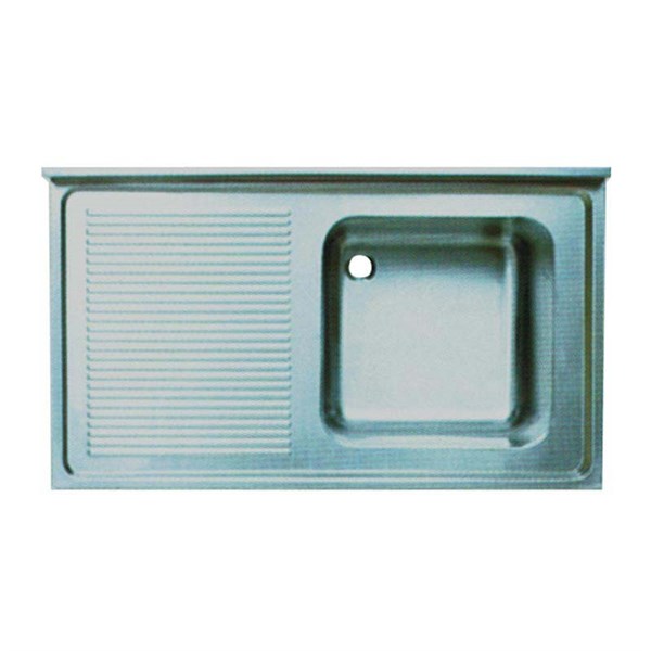 Öztiryakiler Tablalı Evye 140*70 Tek Göz Sol Damlalıklı 60*50*30 Gözlü 1,00 Mm