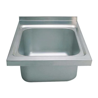 Öztiryakiler Tablalı Evye 70*70 Tek Göz Damlalıksız 50*50*30 Gözlü 1,00 Mm