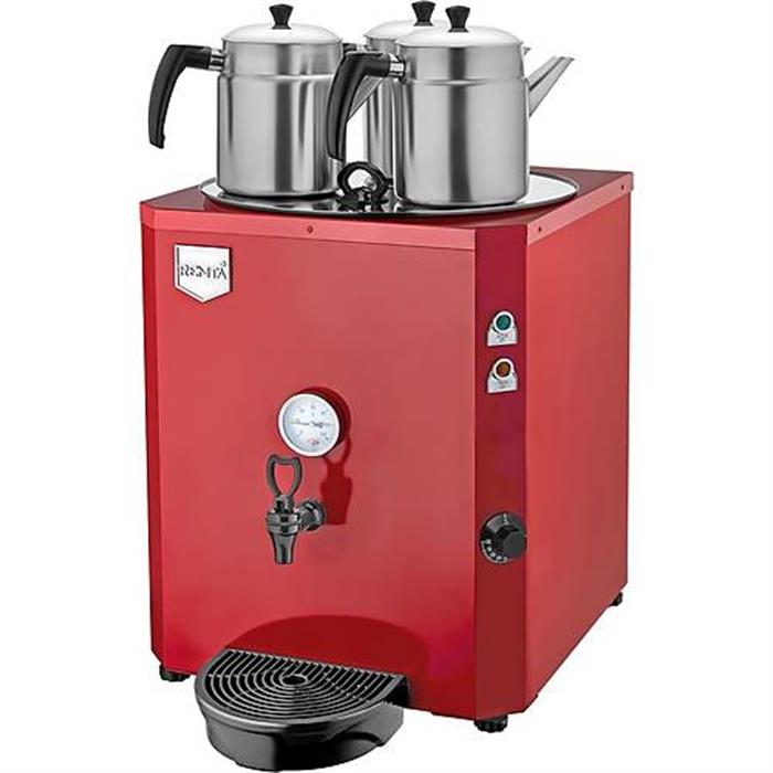Remta DE10 3 Demlikli Jumbo 40 lt Çay Ocağı Kırmızı