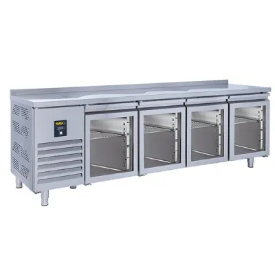Gast TTCB1400C Tezgah Tipi 4 Cam Kapılı Snack Buzdolabı