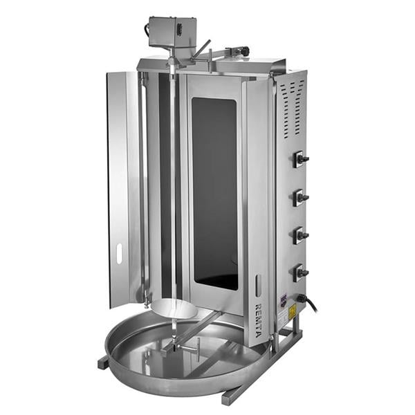 Remta SD24 4 lü Oval Camlı Elektrikli Üstten Motorlu Döner Ocağı
